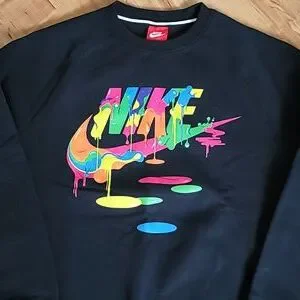 Nike paint drip hoodie deals